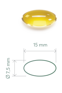 Шовные овальные капсулы (OVAL) 300 мг