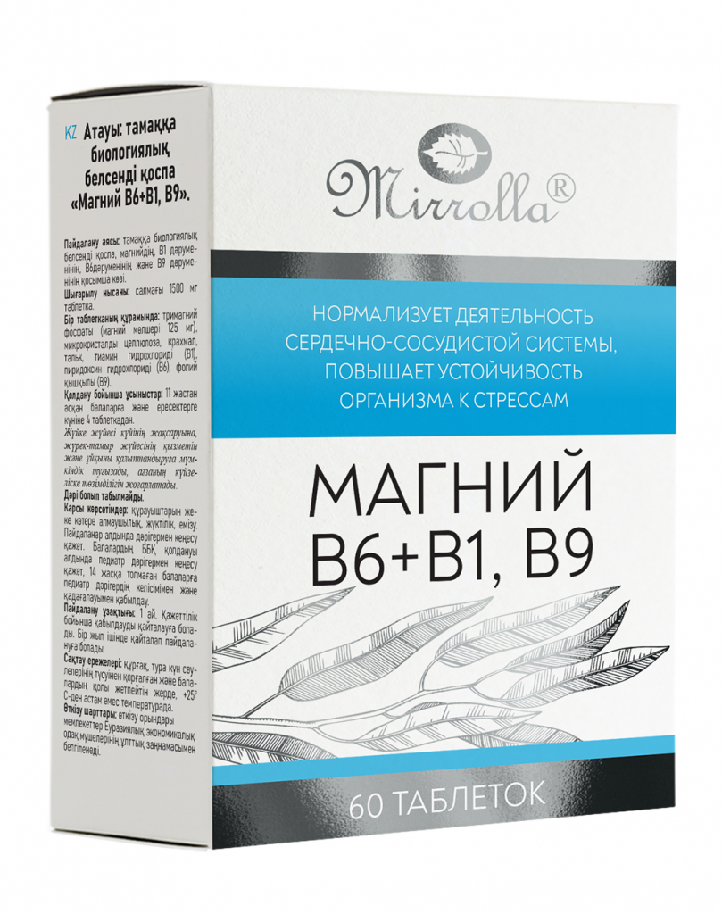 Магний B6+B1, B9