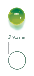Бесшовные сферические капсулы (ROUND) 370 мг