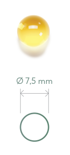 Бесшовные сферические капсулы (ROUND) 200 мг