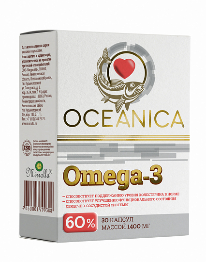 «Oceanica Omega-3» - 60%